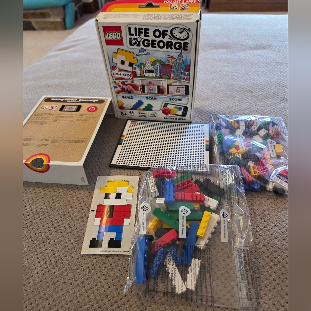 NEW 2012 LEGO Life of George set 21201 discontinued interactive building game